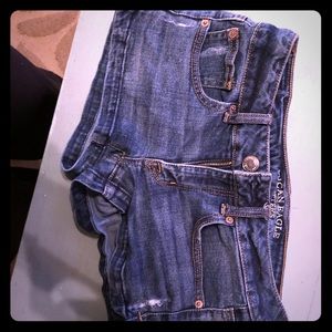 American eagle shortie shorts size 2